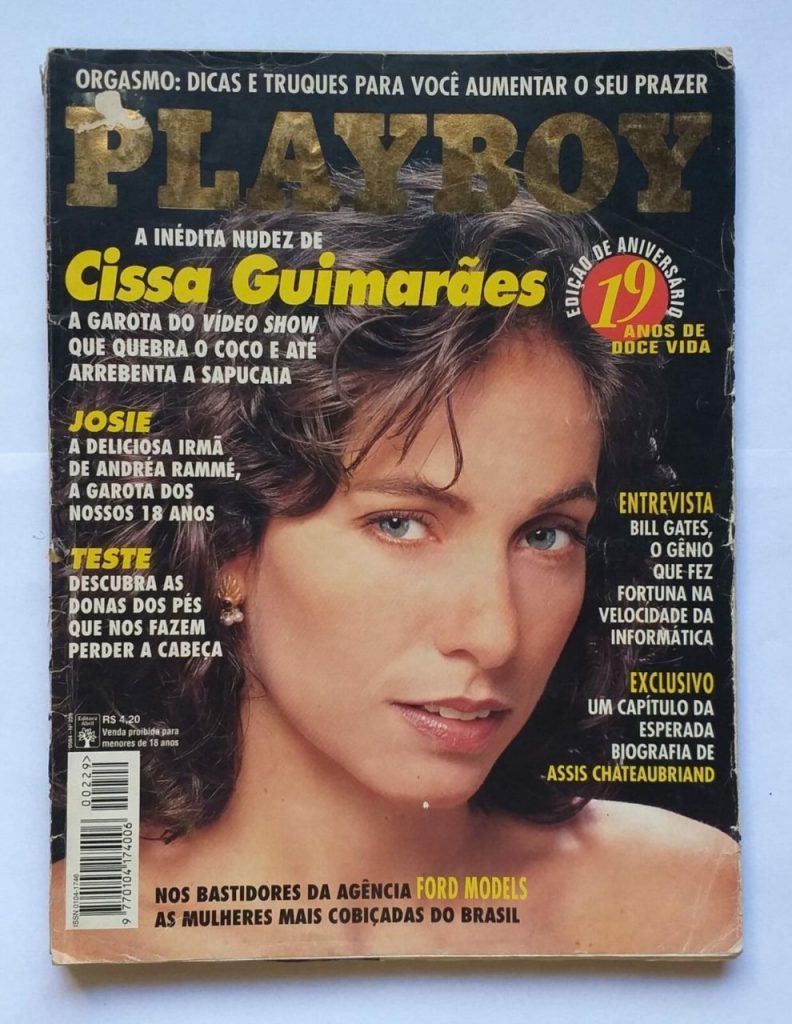 | Casa do Colecionador Playboy Nº 229 - Cissa Guimarães - Agosto 1994