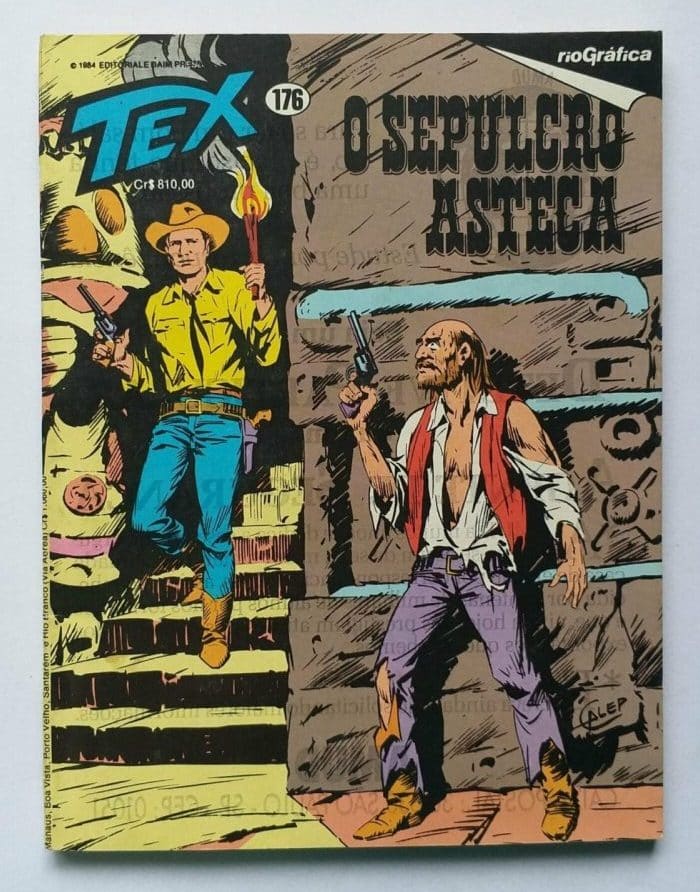 | Casa do Colecionador Tex Nº 176 - O Sepulcro Asteca (Rio Gráfica) - 1984