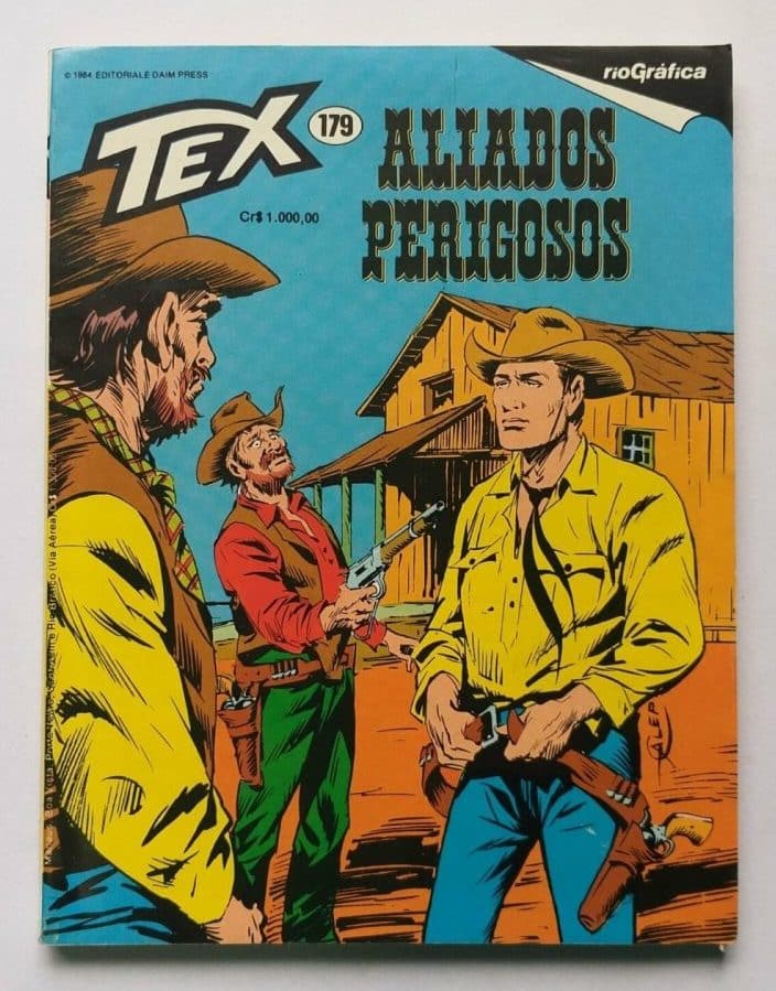 | Casa do Colecionador Tex Nº 179 - Aliados Perigosos (Rio Gráfica) - 1984