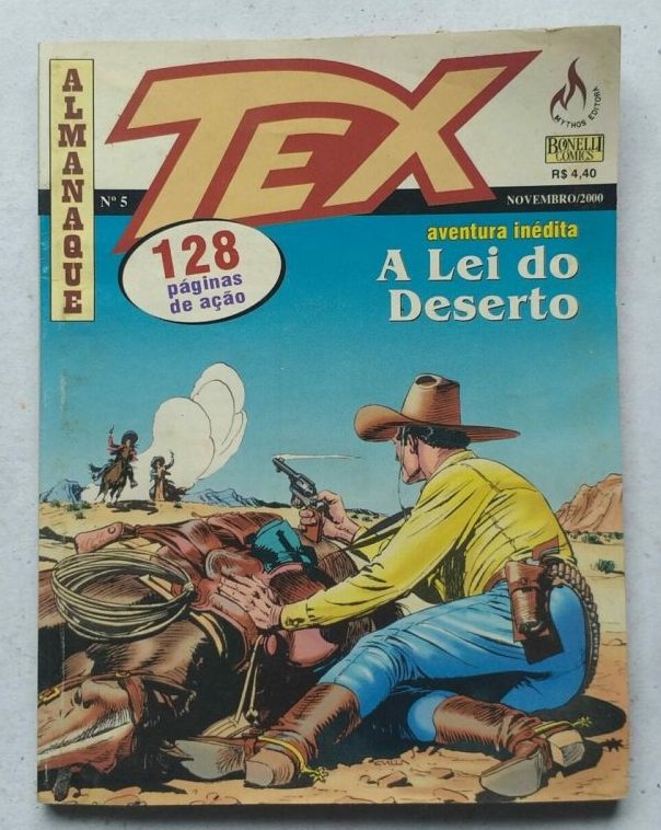 | Casa do Colecionador Almanaque Tex Nº 05 - A Lei do Deserto (Mythos Editora - Bonelli Comics) Novembro 2000