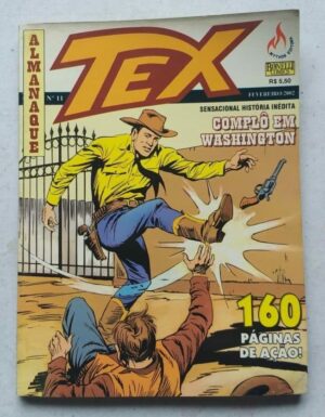 Almanaque Tex Nº 11 - Complô em Washington (Mythos Editora - Bonelli Comics) Fevereiro 2002