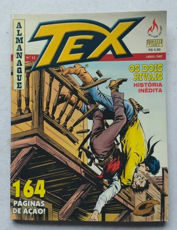 | Casa do Colecionador Almanaque Tex Nº 12 - Os Dois Rivais (Mythos Editora - Bonelli Comics) Abril 2002