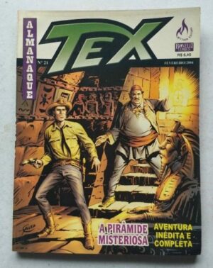 Almanaque Tex Nº 21 - A Pirâmide Misteriosa (Mythos Editora - Bonelli Comics) Fevereiro 2004
