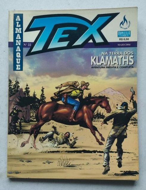 | Casa do Colecionador Almanaque Tex Nº 22 - Na Terra dos Klamaths (Mythos Editora - Bonelli Comics) Maio 2004