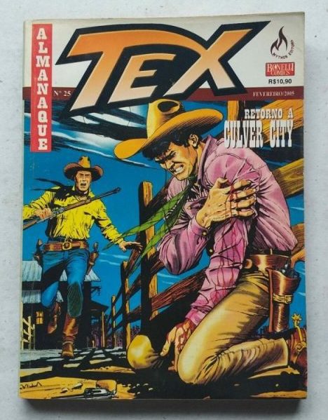 | Casa do Colecionador Almanaque Tex Nº 25 - Retorno a Culver City (Mythos Editora - Bonelli Comics) Fevereiro 2005
