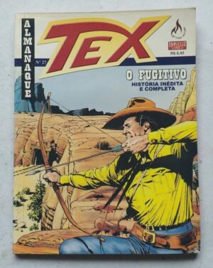 Almanaque Tex Nº 27 - O Fugitivo (Mythos Editora - Bonelli Comics) Setembro 2005