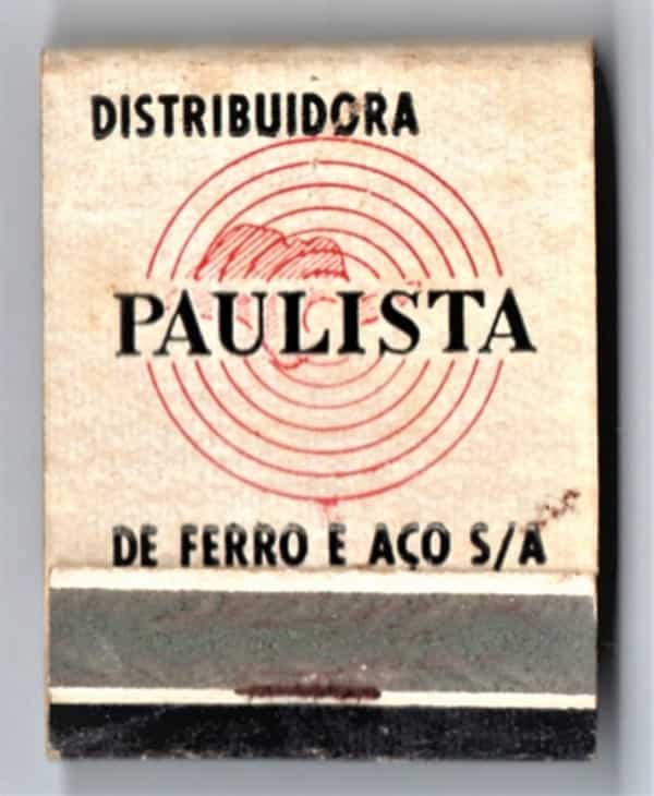 | Casa do Colecionador Caixa De Fosforos - Distribuidora Paulista de Ferro e Aço S/A - São Paulo ( SP ) - Anos 50