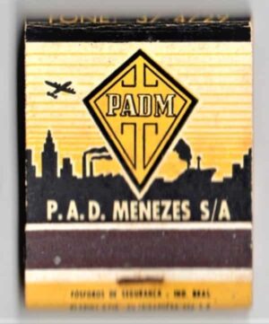 Caixa De Fosforos - P.A.D Menezes Empreendimentos - São Paulo ( SP ) - Anos 50