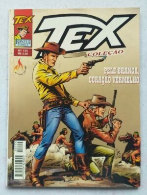 Tex Coleção Nº 155 - Pele Branca, Coração Vermelho (Mythos Editora - Bonelli Comics) Dezembro 1999