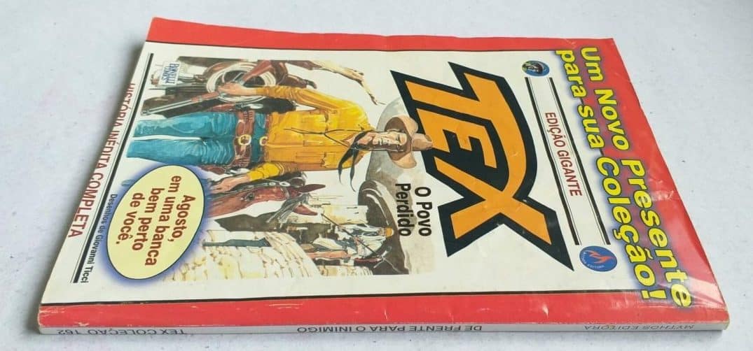| Casa do Colecionador Tex Coleção Nº 162 - De Frente para o Inimigo (Mythos Editora - Bonelli Comics) Julho 2000