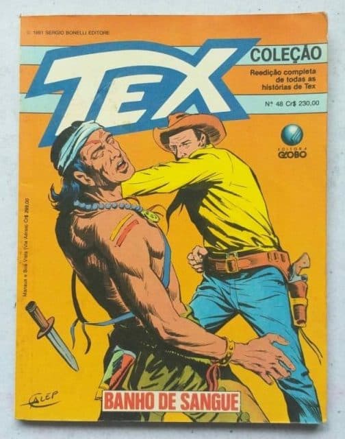| Casa do Colecionador Tex Coleção Nº 48 - Banho de Sangue (Editora Globo) Janeiro 1991