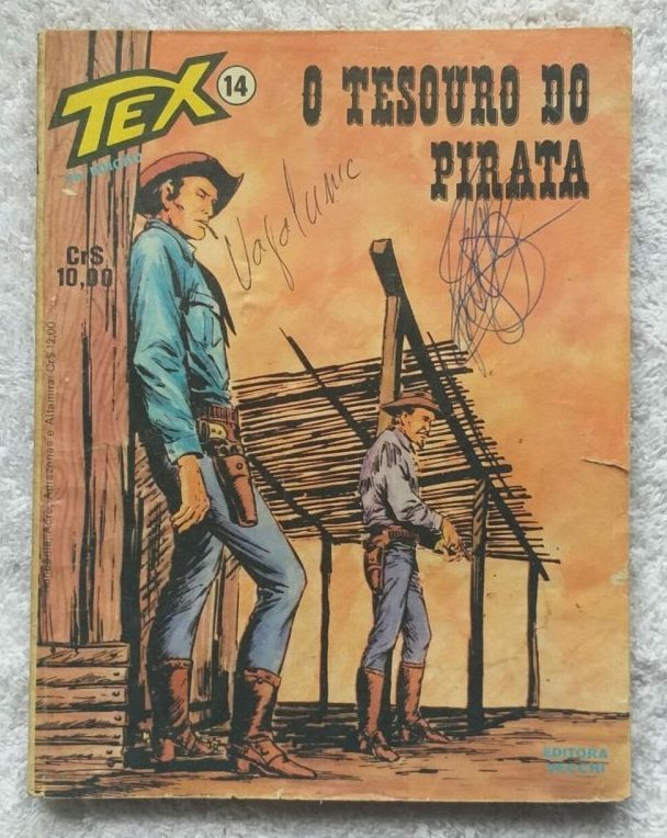 | Casa do Colecionador Tex Nº 14 - O Tesouro do Pirata (Editora Vecchi - 2ª edição) - Junho 1978