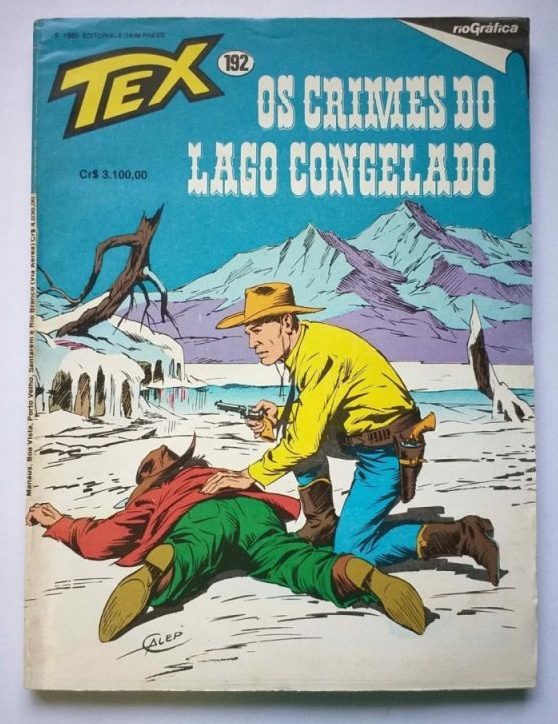 | Casa do Colecionador Tex Nº 192 - Os Crimes do Lago Congelado (Rio Gráfica) - 1985