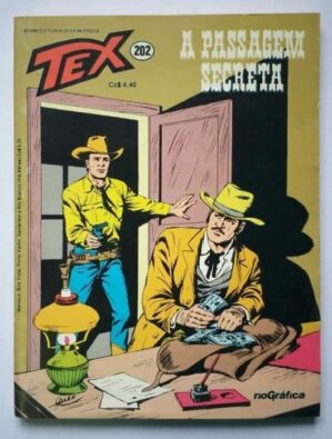 Tex Nº 202 - A Passagem Secreta (Rio Gráfica) - 1986