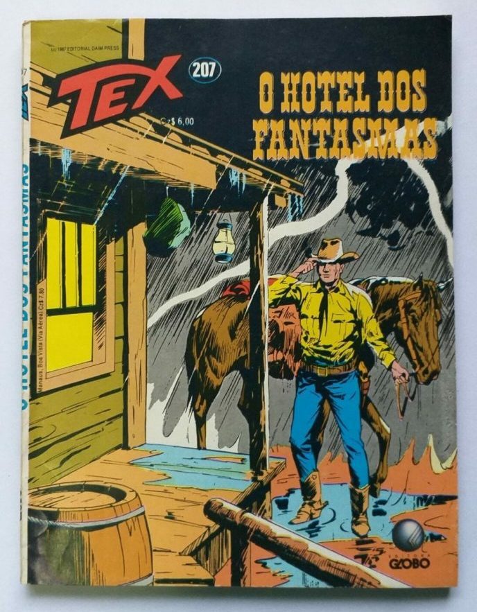 | Casa do Colecionador Tex Nº 207 - O Hotel dos Fantasmas (Editora Globo) - 1987