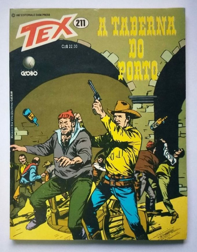 | Casa do Colecionador Tex Nº 211 - A Taberna do Porto (Editora Globo) - 1987