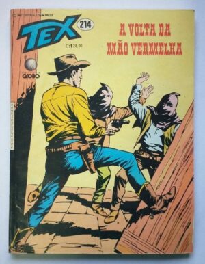 Tex Nº 214 - A Volta da Mão Vermelha (Editora Globo) - 1987