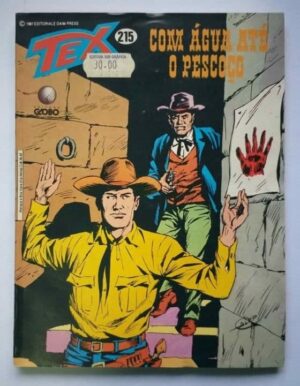Tex Nº 215 - Com Água até o Pescoço (Editora Globo) - 1987
