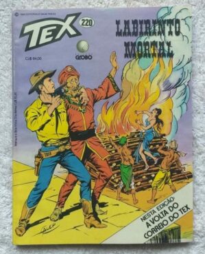 Tex Nº 220 - Labirinto Mortal (Editora Globo) - 1988