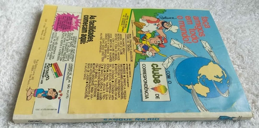 | Casa do Colecionador Tex Nº 222 - Sangue no Rio (Editora Globo) - 1988
