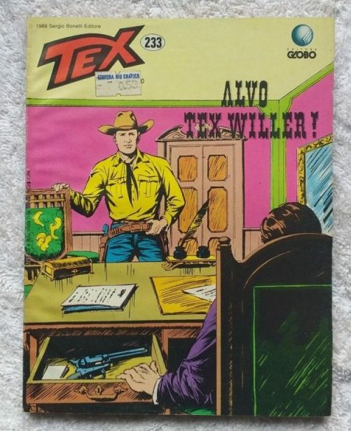 | Casa do Colecionador Tex Nº 233 - Alvo Tex Willer (Editora Globo) - 1989