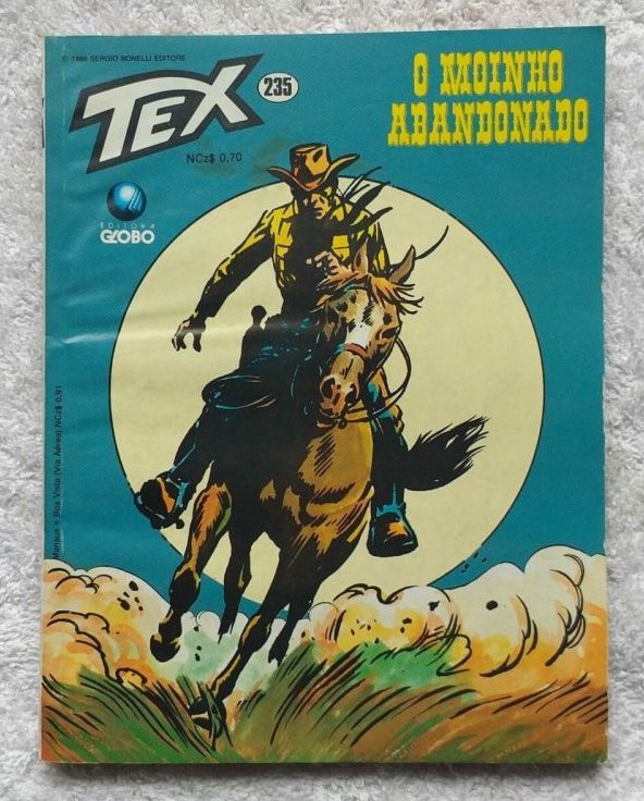 | Casa do Colecionador Tex Nº 235 - O Moinho Abandonado (Editora Globo) - 1989