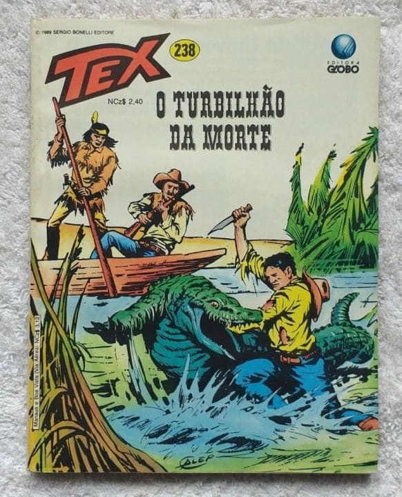 | Casa do Colecionador Tex Nº 238 - O Turbilhão da Morte (Editora Globo) - 1989