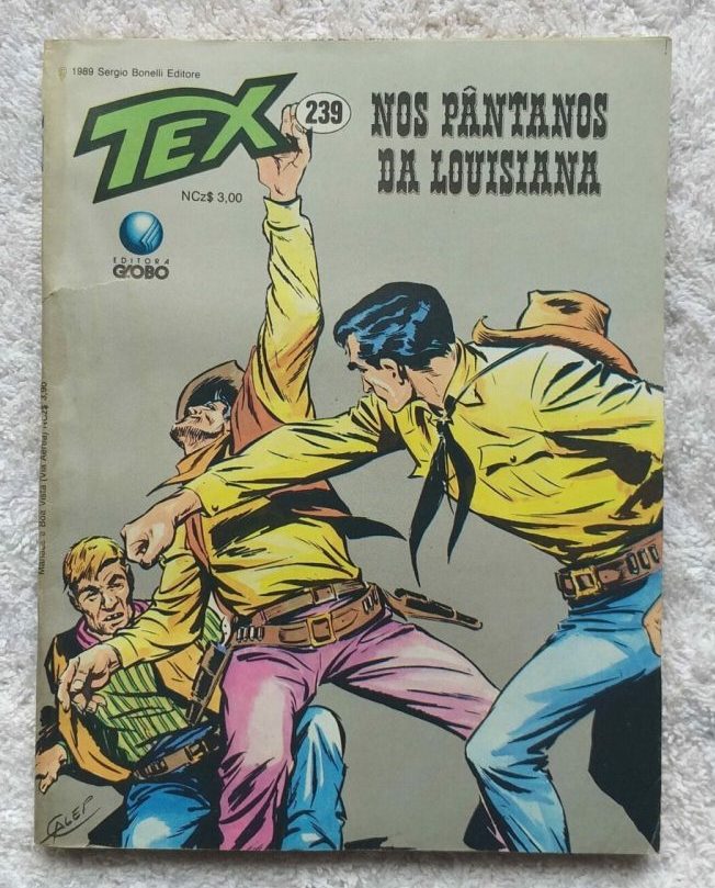 | Casa do Colecionador Tex Nº 239 - Nos Pântanos da Louisiana (Editora Globo) - 1989