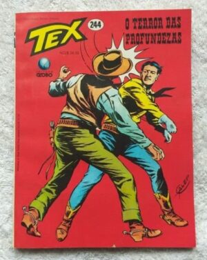 Tex Nº 244 - O Terror das Profundezas (Editora Globo) - 1990
