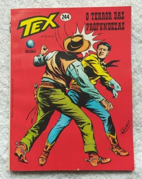 | Casa do Colecionador Tex Nº 244 - O Terror das Profundezas (Editora Globo) - 1990