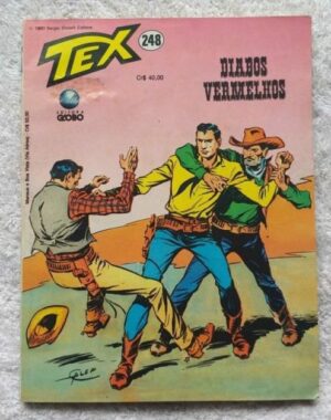 Tex Nº 248 - Diabos Vermelhos (Editora Globo) - 1990