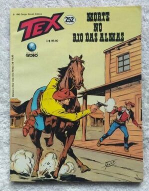 Tex Nº 252 - Morte no Rio das Almas (Editora Globo) - 1990