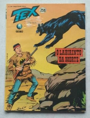 Tex Nº 259 - O Labririnto da Morte (Editora Globo) - 1991