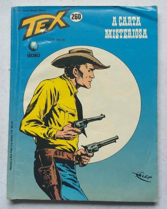 | Casa do Colecionador Tex Nº 260 - A Carta Misteriosa (Editora Globo) - 1991