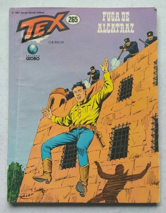 | Casa do Colecionador Tex Nº 265 - Fuga de Alcatraz (Editora Globo) - 1991