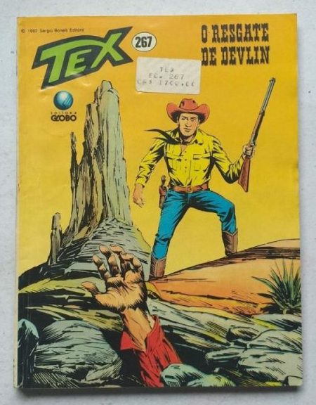 | Casa do Colecionador Tex Nº 267 - O Resgate de Devlin (Editora Globo) - 1992
