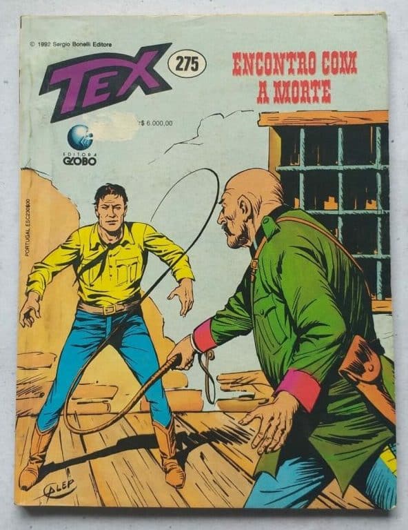 | Casa do Colecionador Tex Nº 275 - Encontro com a Morte (Editora Globo) - 1992