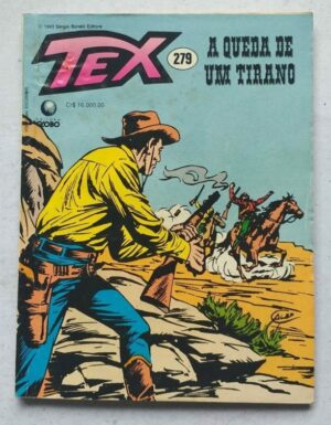 Tex Nº 279 - A Queda de um Tirano (Editora Globo) - 1993