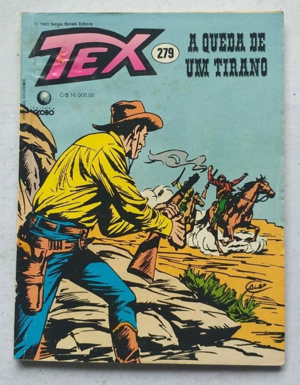 | Casa do Colecionador Tex Nº 279 - A Queda de um Tirano (Editora Globo) - 1993