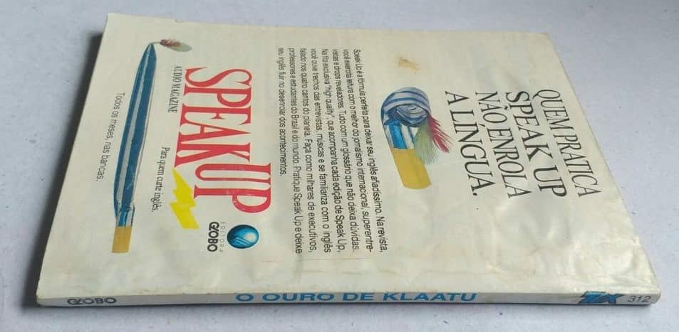 | Casa do Colecionador Tex Nº 312 - O Ouro de Klaatu (Editora Globo) - 1995