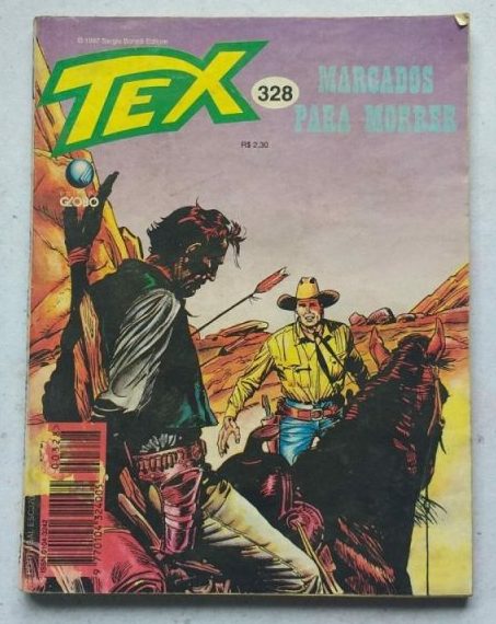 | Casa do Colecionador Tex Nº 328 - Marcados para Morrer (Editora Globo) - 1997