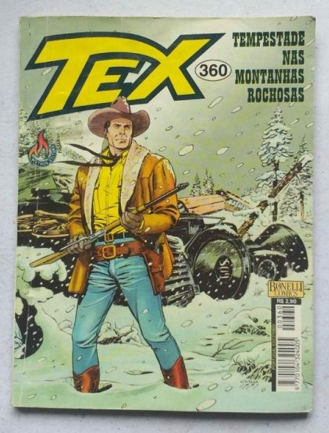 | Casa do Colecionador Tex Nº 360 - Tempestades nas Montanhas Rochosas (Mythos Editora - Bonelli Comics) - Outubro 1999