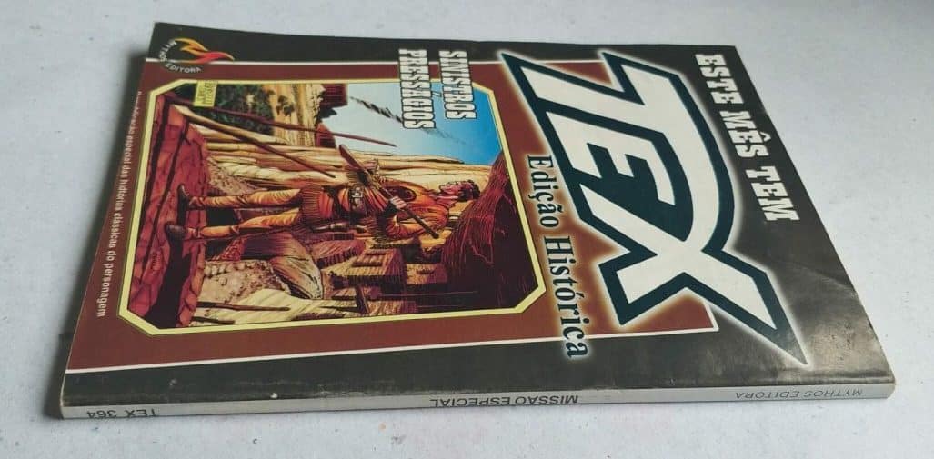 | Casa do Colecionador Tex Nº 364 - Missão Especial (Mythos Editora - Bonelli Comics) - Fevereiro 2000