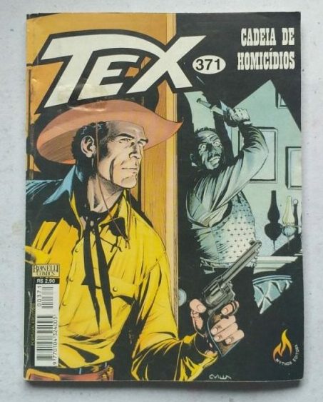 | Casa do Colecionador Tex Nº 371 - Cadeia de Homicídios (Mythos Editora - Bonelli Comics) - Setembro 2000