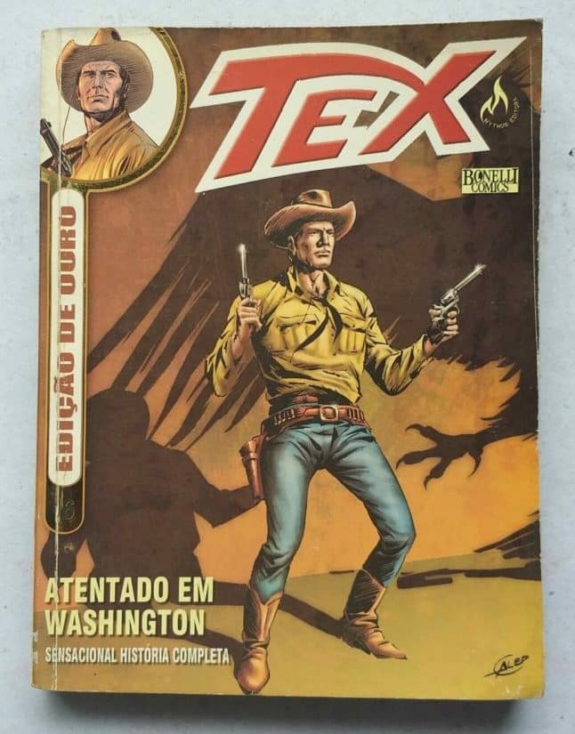 | Casa do Colecionador Tex Ouro Nº 16 - Atentado em Washington (Mythos Editora - Bonelli Comics) Janeiro 2005