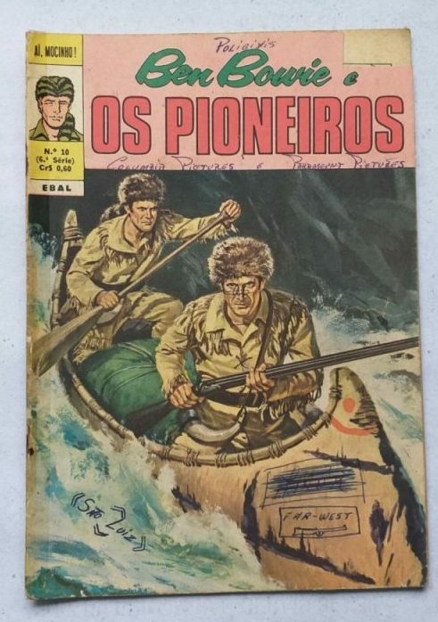 | Casa do Colecionador Aí Mocinho (6ª Série) Nº 10 - Ben Bowie e os Pioneiros (Ebal) Maio 1971
