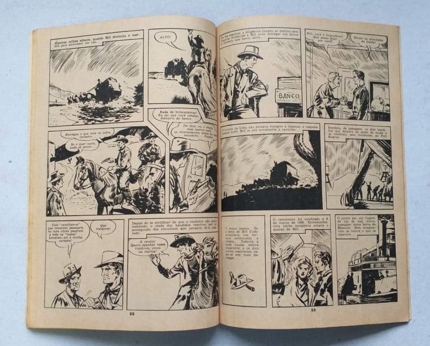 | Casa do Colecionador Álbum de Búfalo Bill Nº 01 - A História de Búfalo Bill (Editora Ebal) Abril 1974