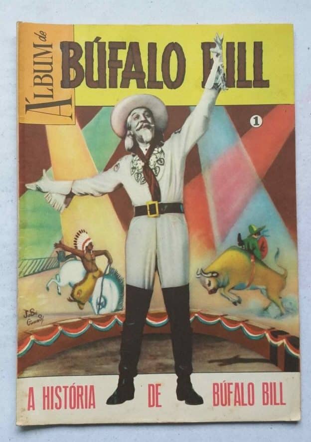| Casa do Colecionador Álbum de Búfalo Bill Nº 01 - A História de Búfalo Bill (Editora Ebal) Abril 1974