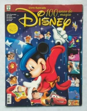 Álbum de Figurinhas - 100 Anos de Magia Disney (Incompleto com 19 fig coladas - SUCATA) 2006