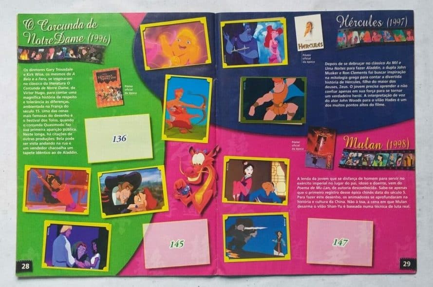 | Casa do Colecionador Álbum de Figurinhas - 100 Anos de Magia Disney (Incompleto com 190 fig coladas) 2006